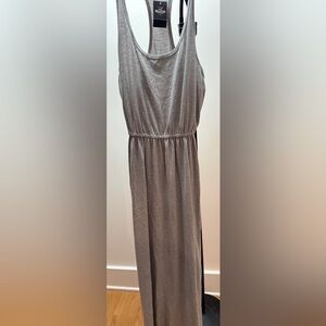 Hollister Charcoal Sleeveless Maxi Dress